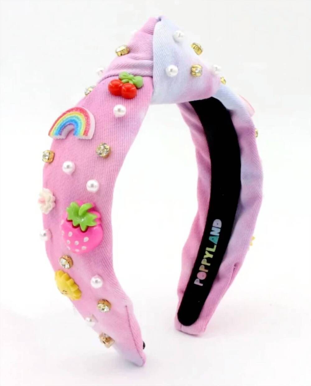 NEW POPPYLAND girl's sweet summertime headband in pink